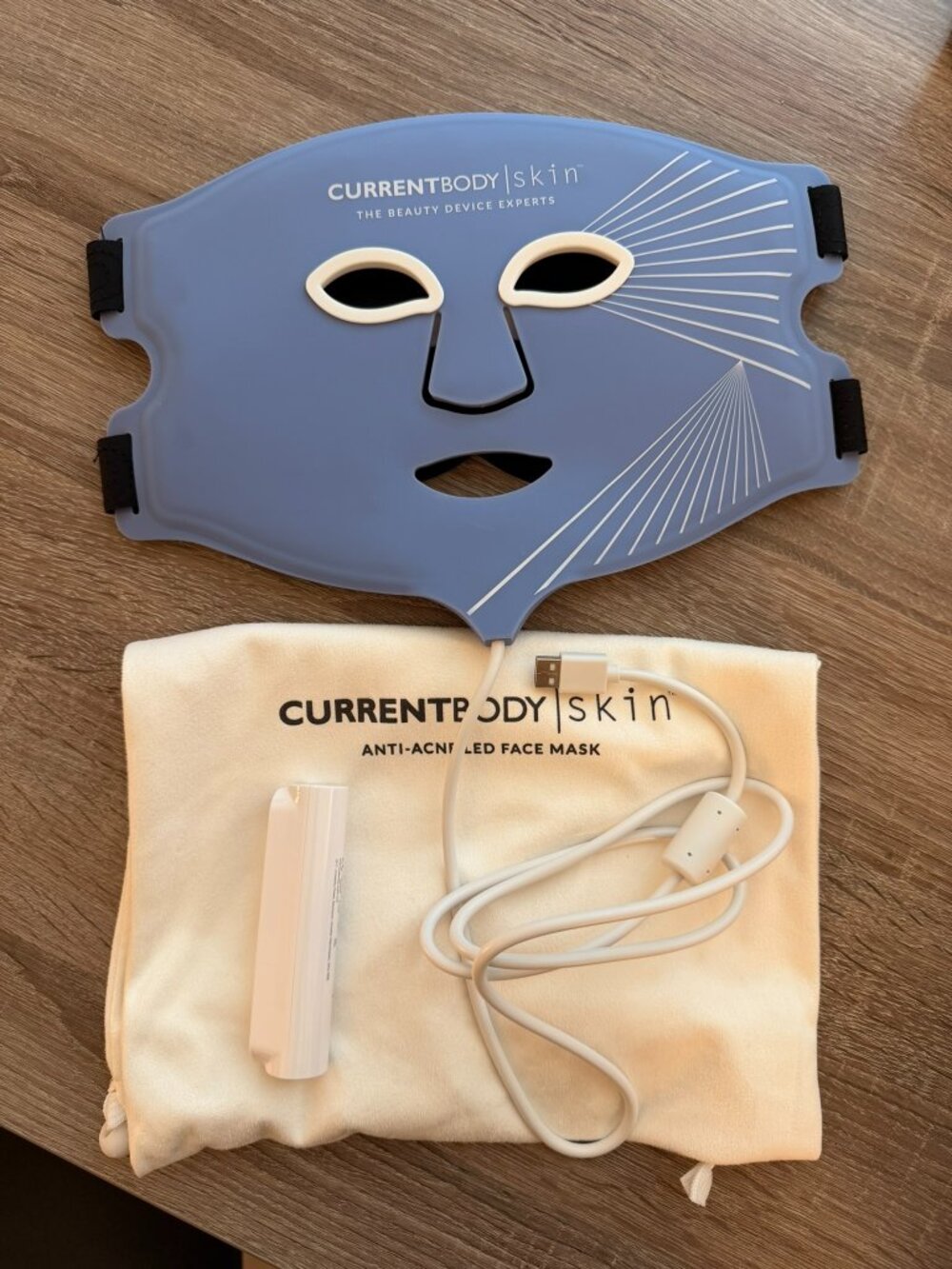 CurrentBody LED Blue Light Therapy Face Mask: Series 1